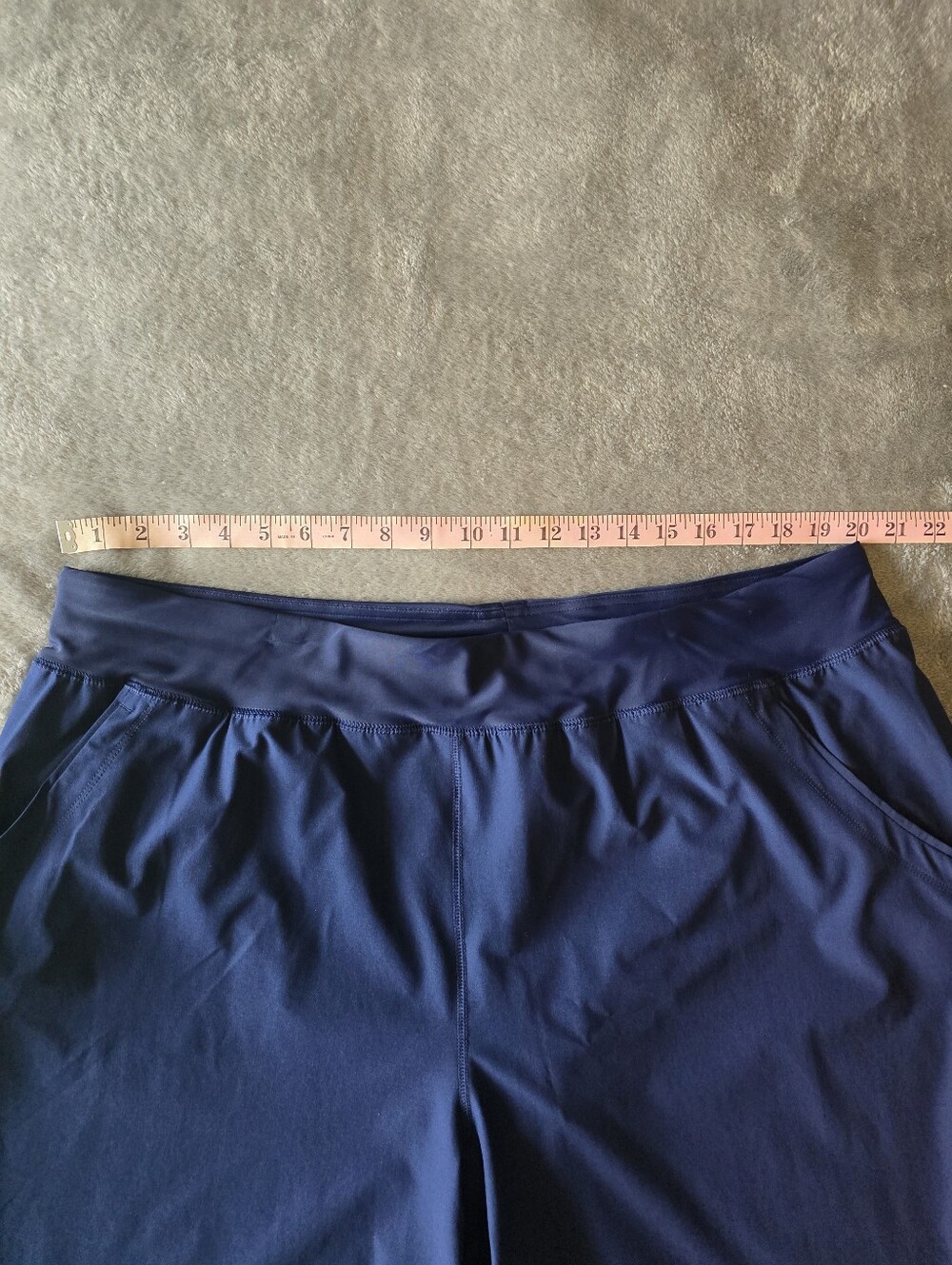 Lands’ End SunShade Swim Board Shorts with Panty Navy Blue Plus Size 22W - Picture 3 of 8